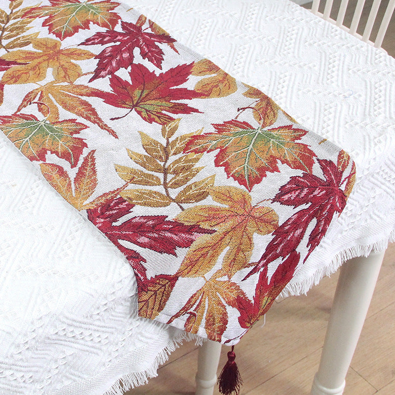 Table Linens: Maple Leaf Table Runner & Placemats