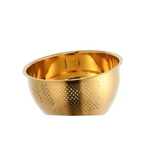 Kitchenware: Colorful Stainless Steel Deep Bowl Colander