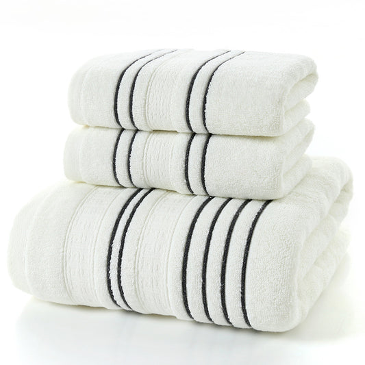 Sophisticated Stripe Bath Towels