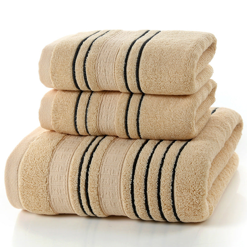 Sophisticated Stripe Bath Towels