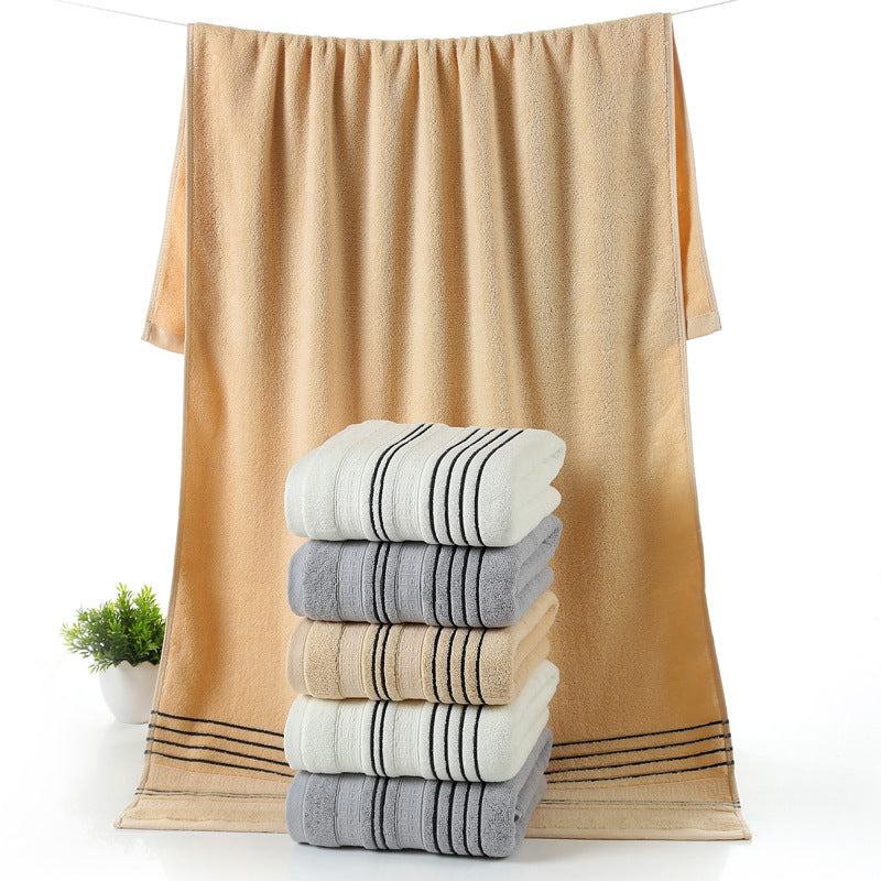 Sophisticated Stripe Bath Towels