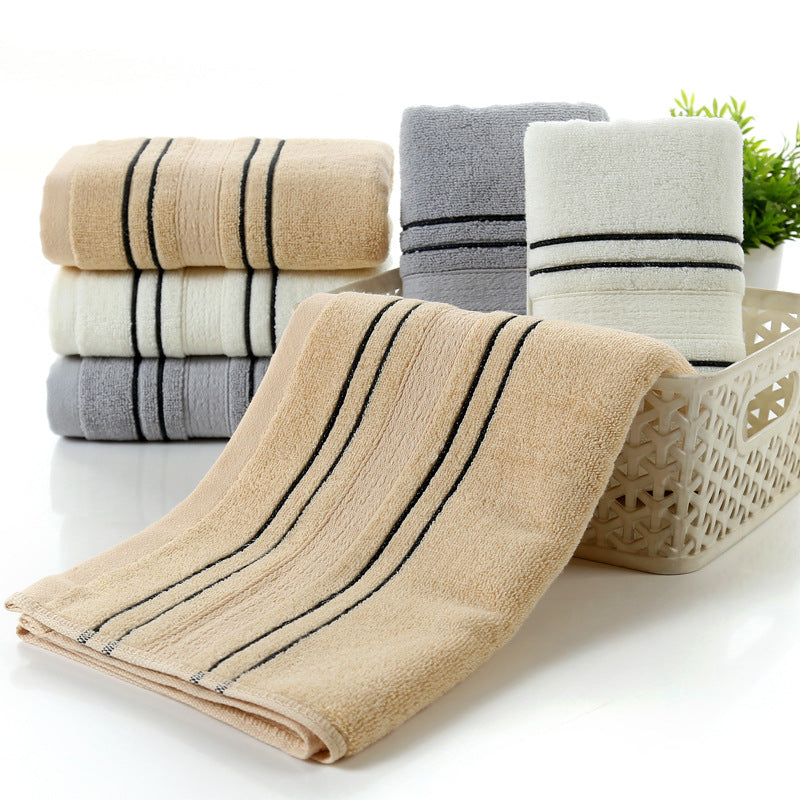 Sophisticated Stripe Bath Towels