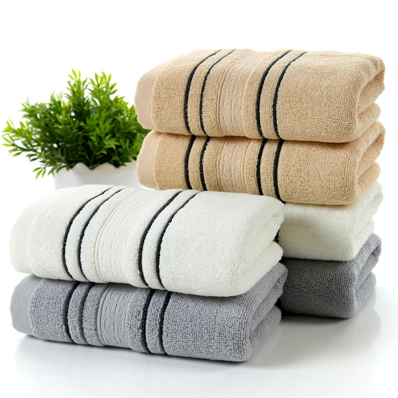 Sophisticated Stripe Bath Towels