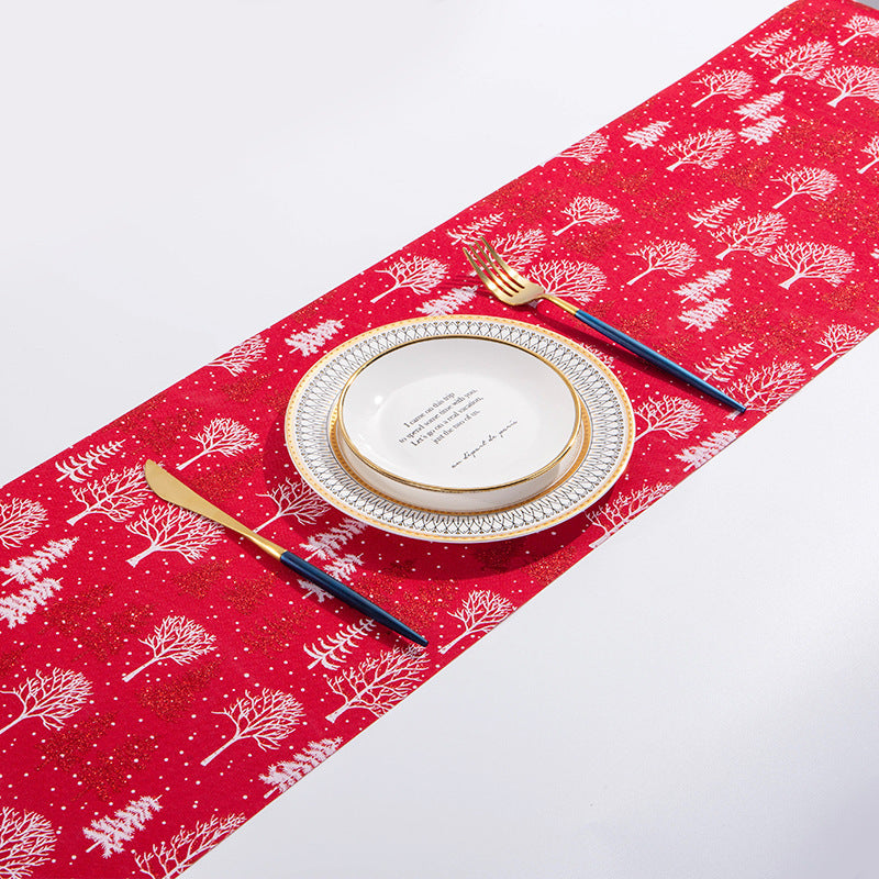 Tablecloth-Christmas Gold or Red Table Runner