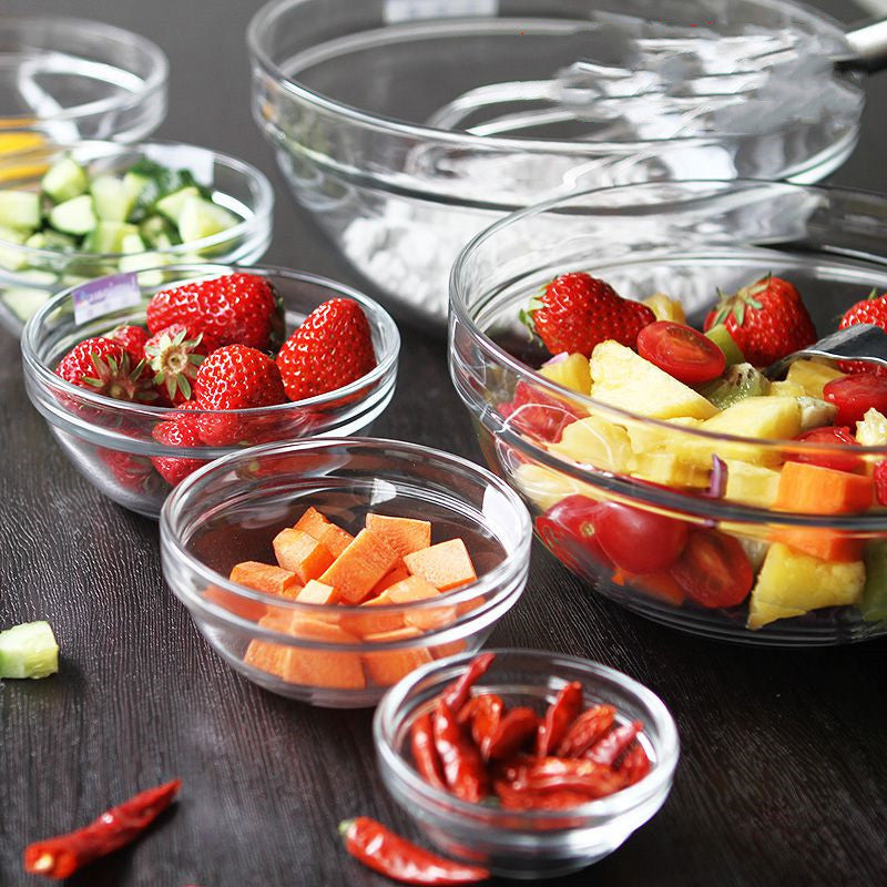 Glass Prep Bowls & Mixing Bowls