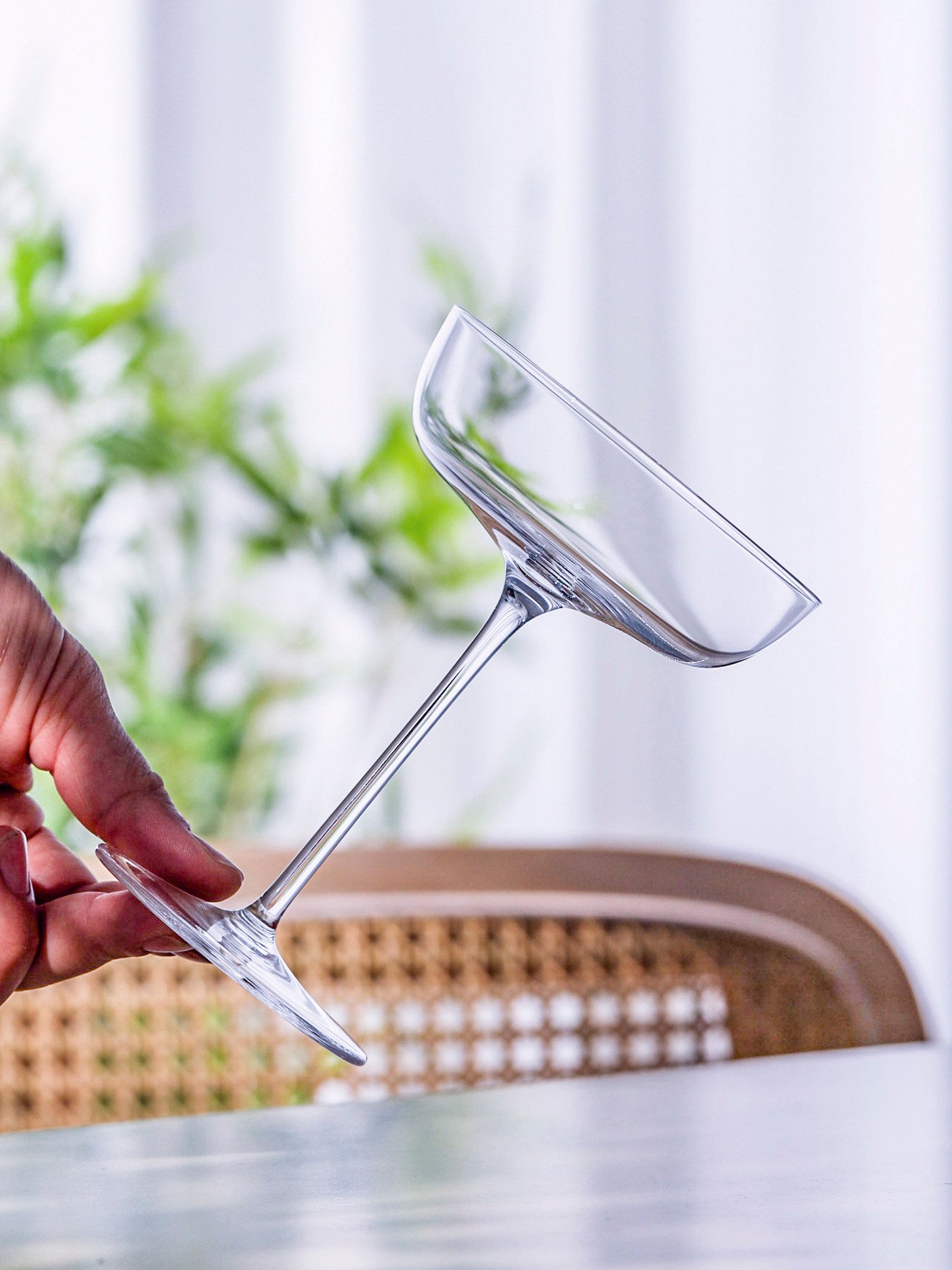 Fine Coupe Glass for Cocktails or Desserts