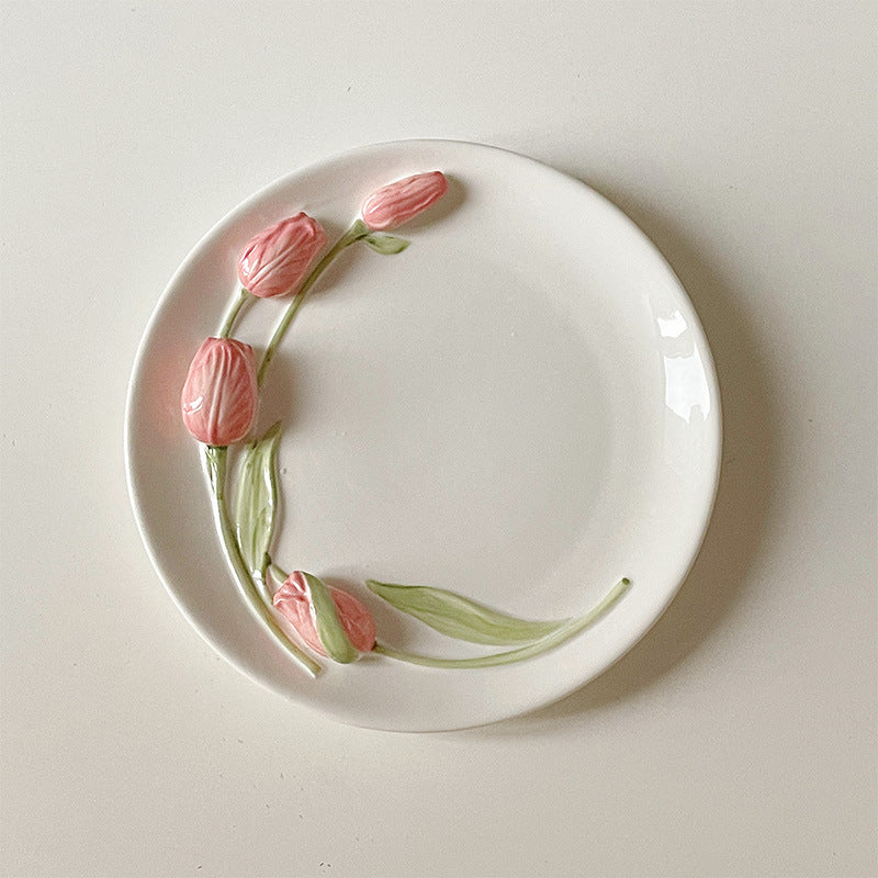 Tableware: Sculpted Tulip Porcelain Tableware