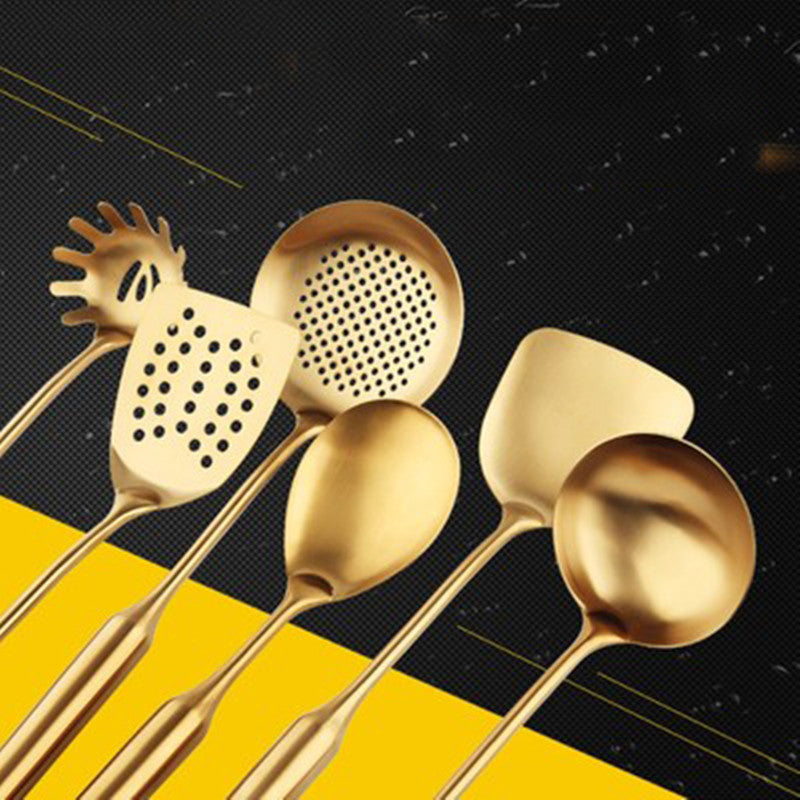 Kitchenware: Golden Kitchen Utensil Set