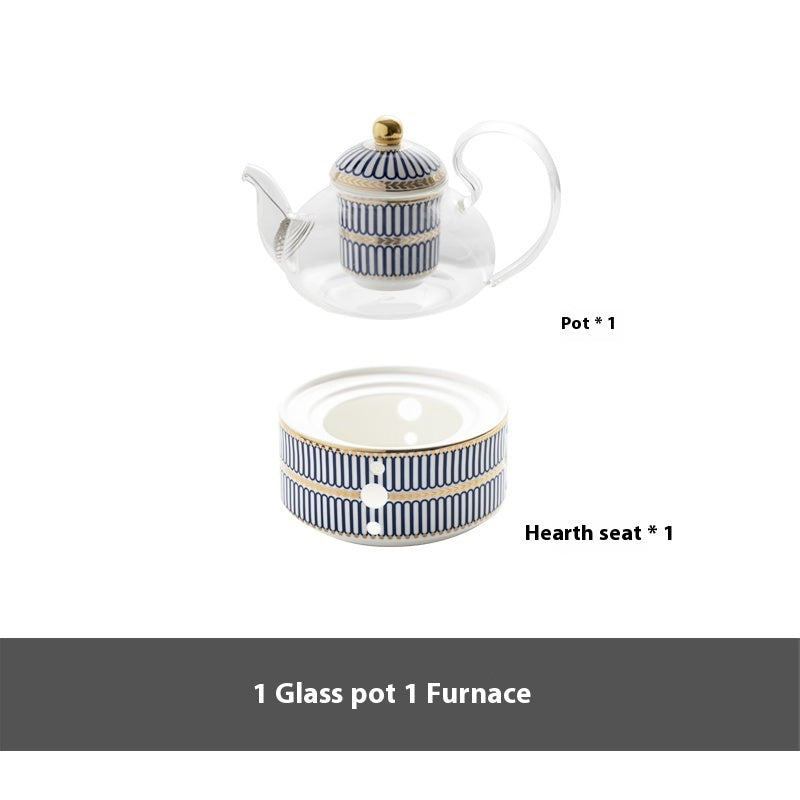 Ceramic & Glass Candle Teapot in 2 Designs