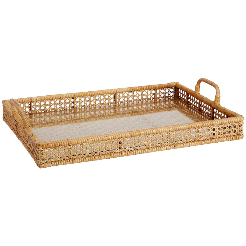 Rattan Tea Table Trays