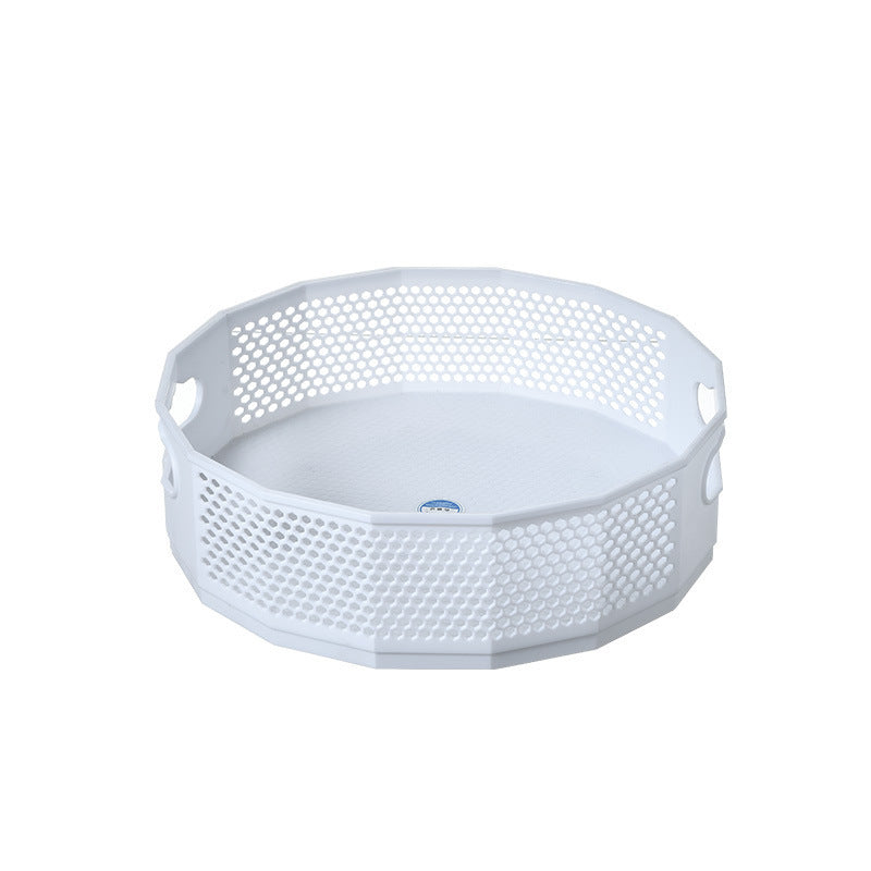 Kitchen Turntables with Perforated Wall