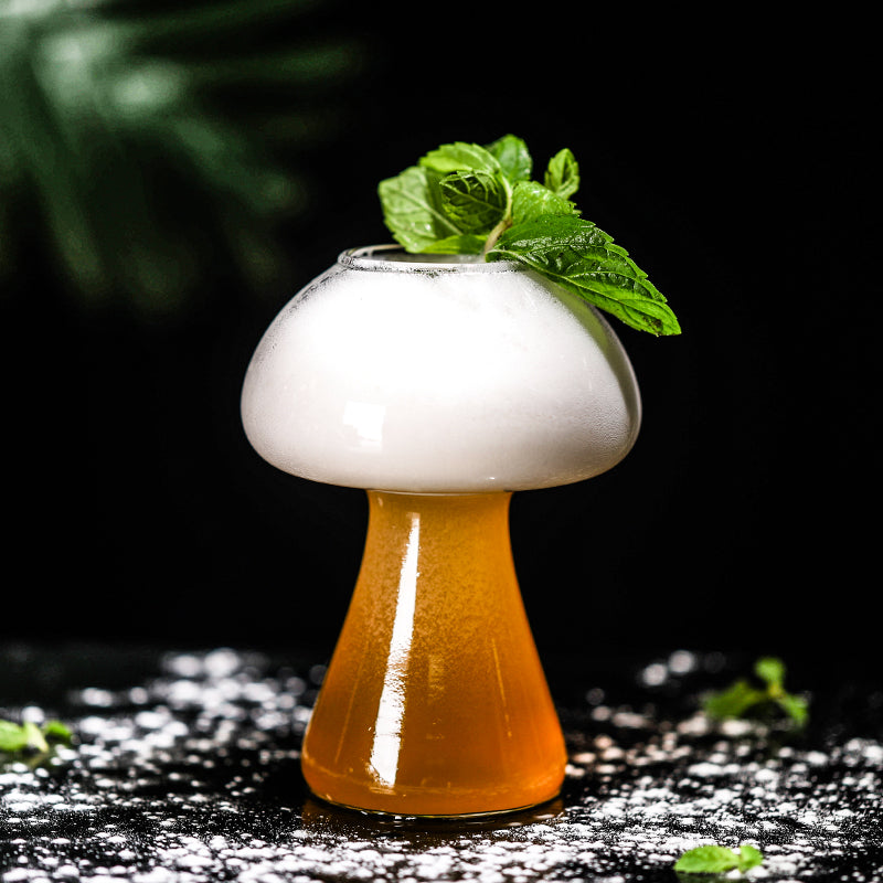 Mushroom Glass for Beer & Cockails