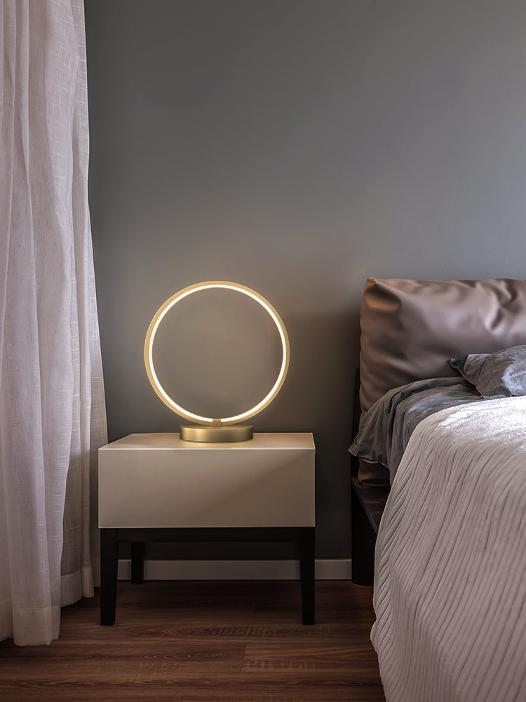 Copper Circle-Broken Circle Table Lamp