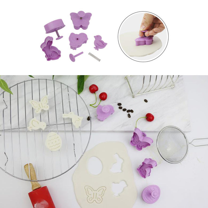 Easter Cookie Cutter-Press Set