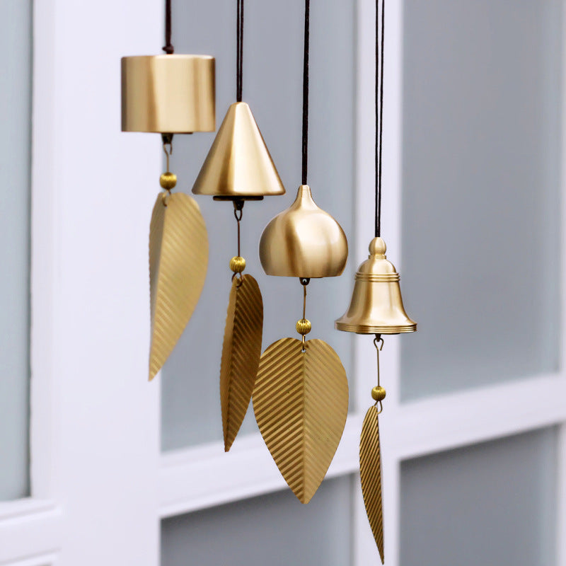 Japanese Copper Leaf Wind Chime