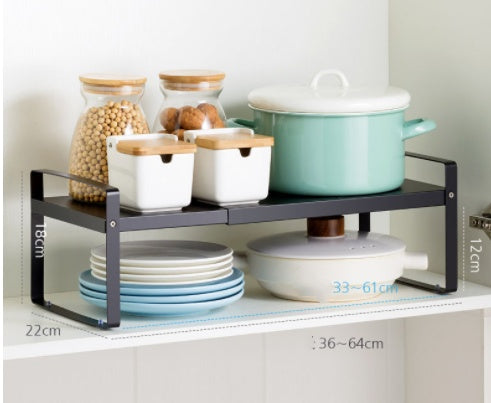 Multi-Tier Storage Rack for Countertop, Cabinets, Shelves