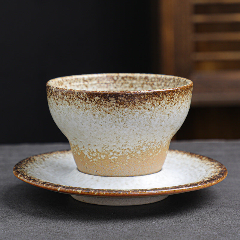 Japanese Ceramic Espresso Cup & Saucer