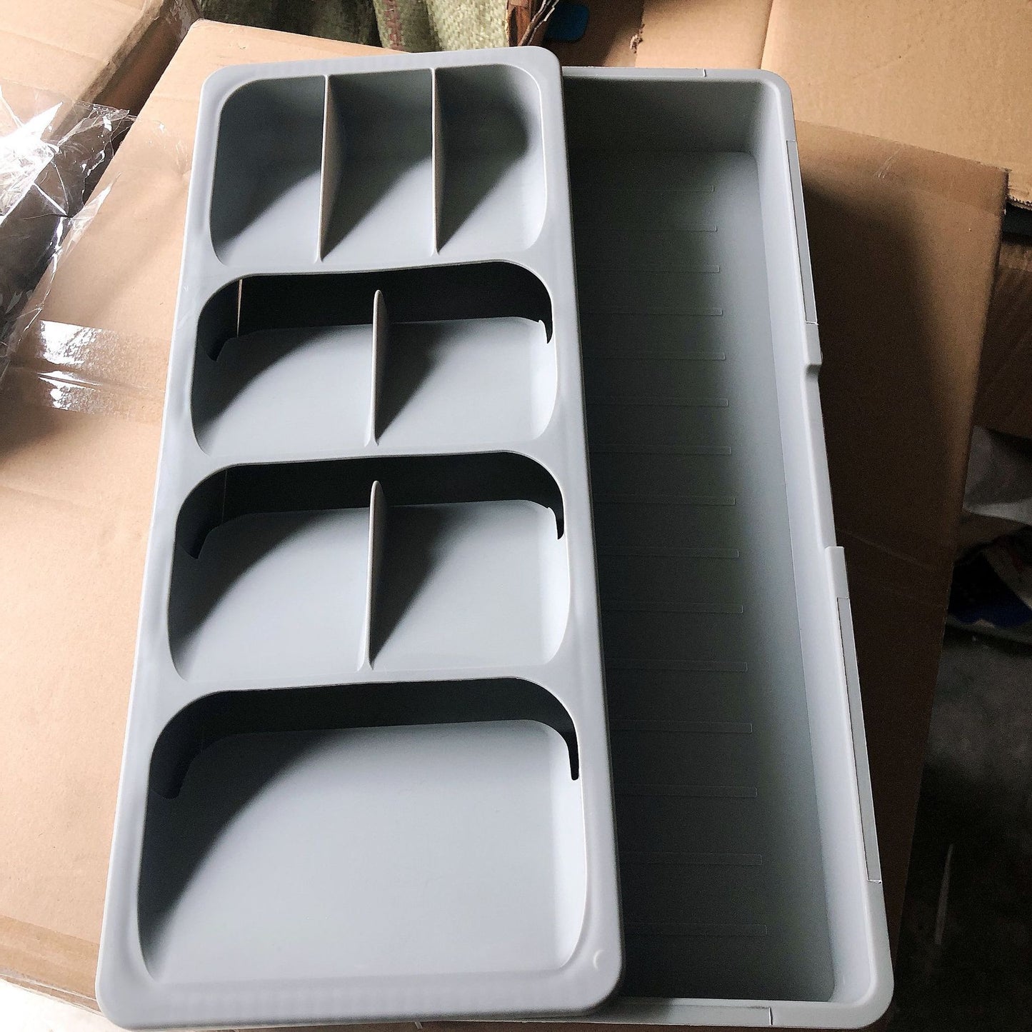 Drawer Organizer Cutlery Divider Shelf Storage Rack Kitchen