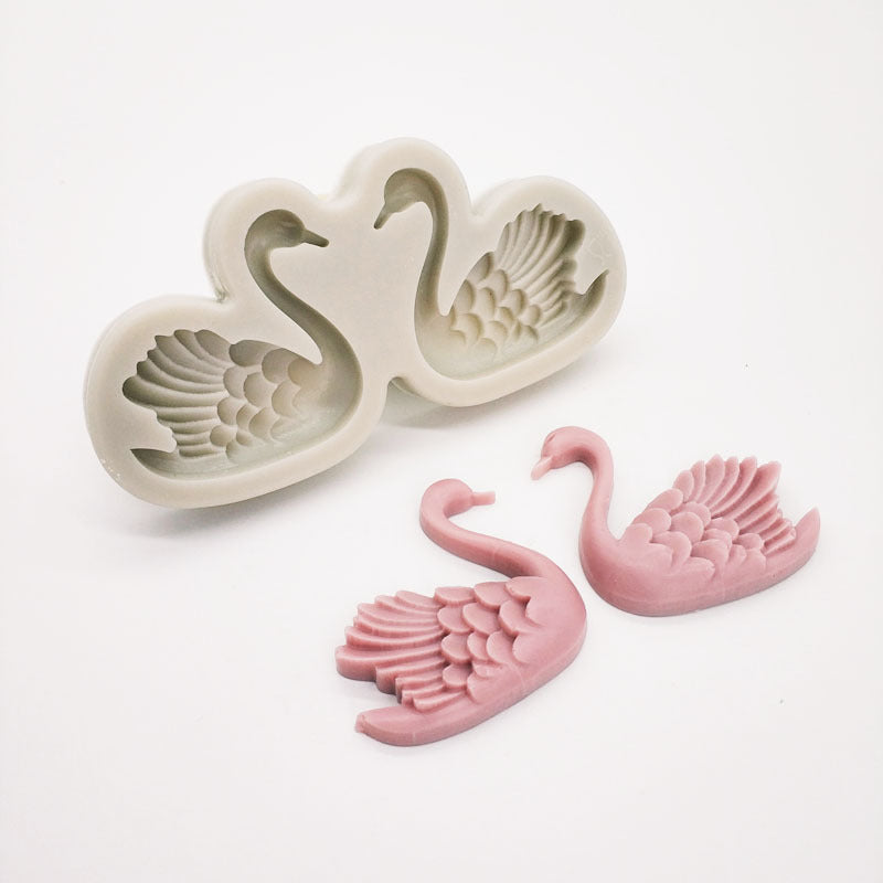 Swan Fondant Silicone Mold