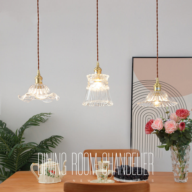 French Floral Pendant Lamps