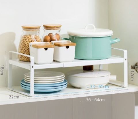 Multi-Tier Storage Rack for Countertop, Cabinets, Shelves
