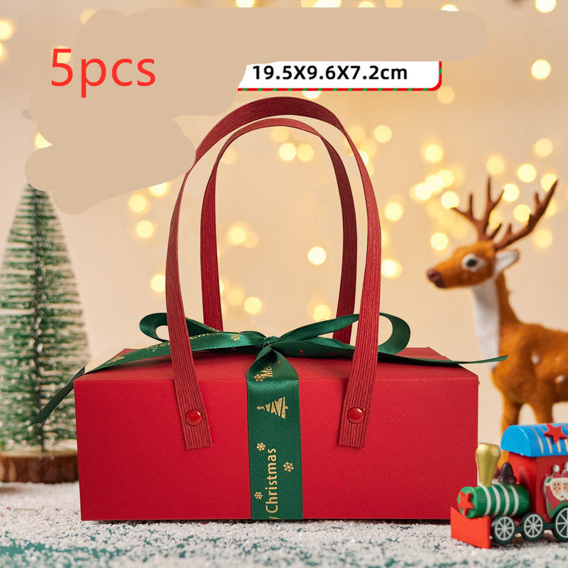 5PC Red-Green Christmas Gift Box