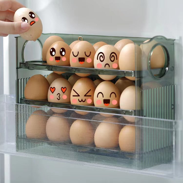 Narrow 30-Egg Organizer Shelf