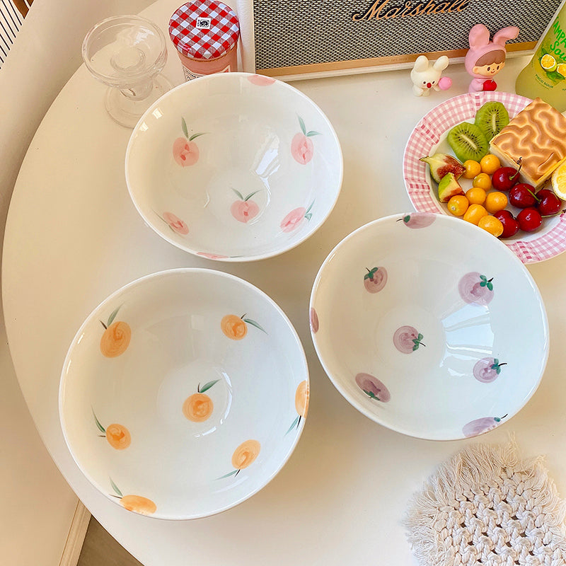 Peach Orange Grape Bowl