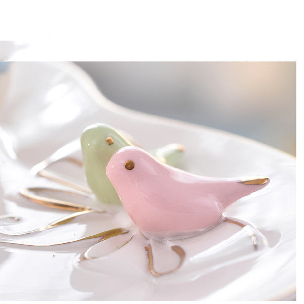 Bone China Heart Dessert Trays