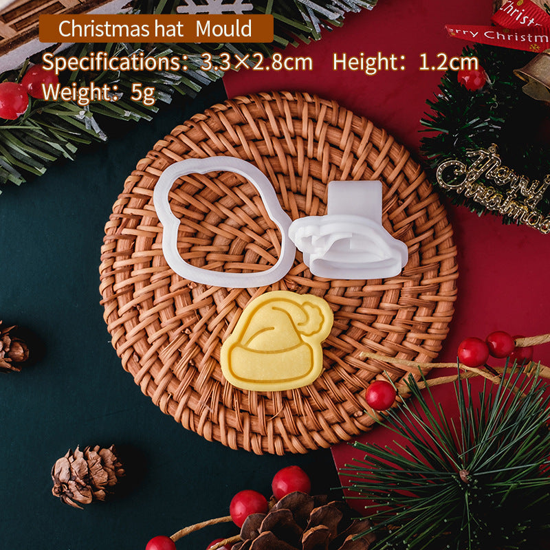 Embossed Christmas Cookie Molds