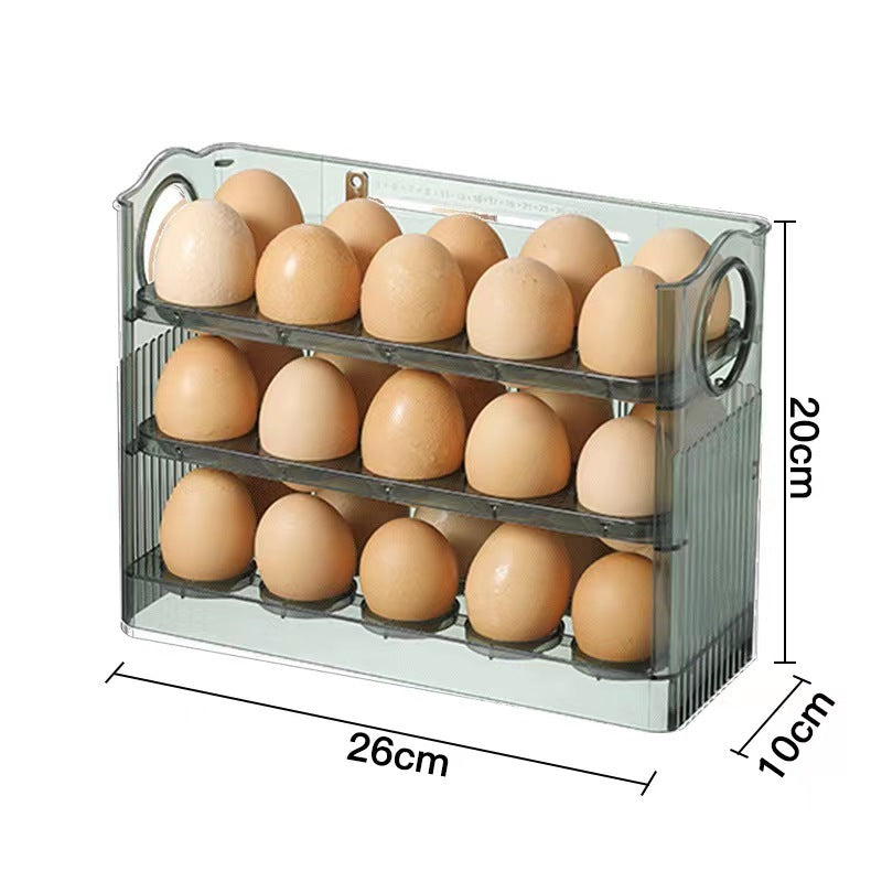 Narrow 30-Egg Organizer Shelf