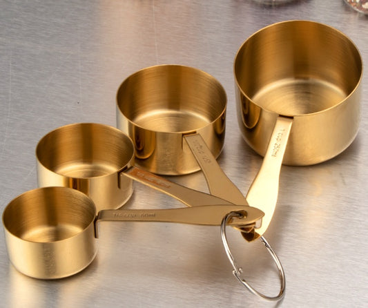 Stainless Steel Dry Measuring Cup Set