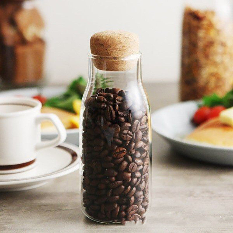 Glass Bottles with Cork Tops