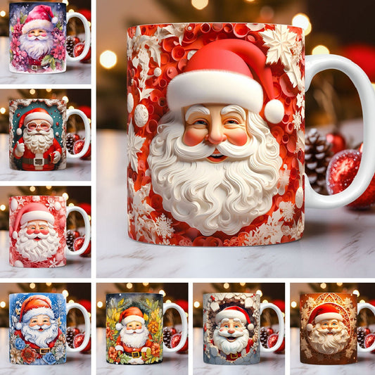 Christmas: 3D Relief Santa Mug