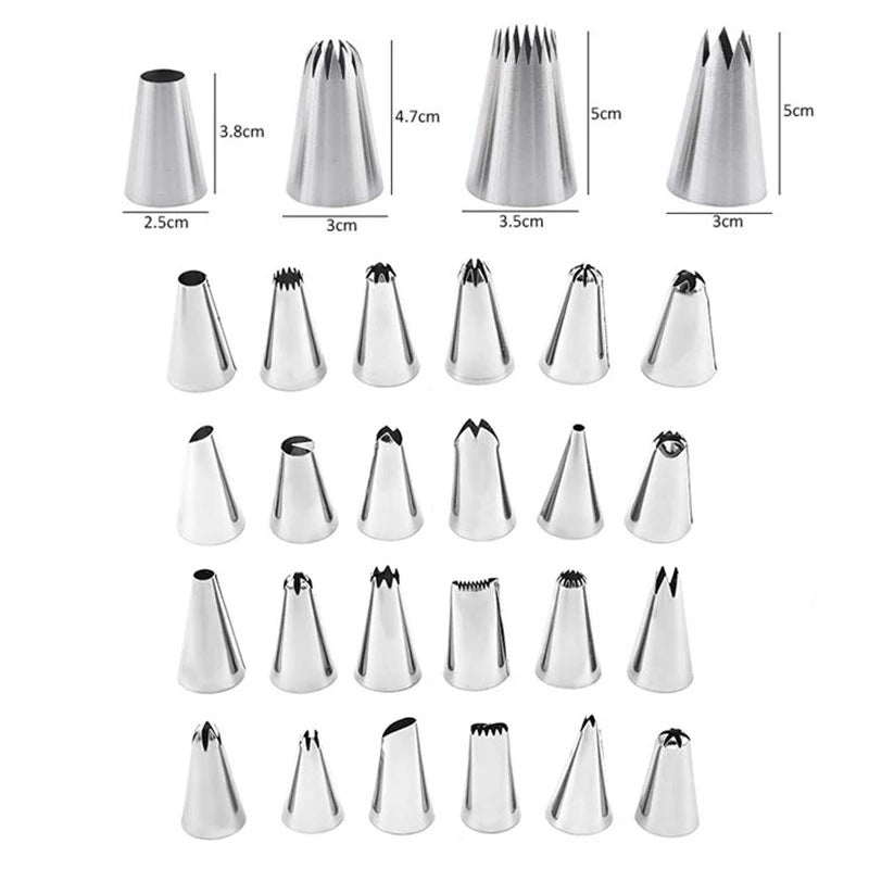 62PC Cake Decorating Piping Set