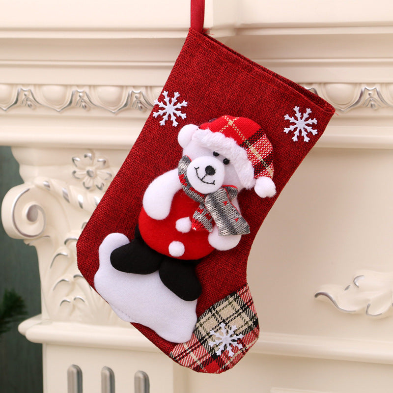 Christmas Decor: 3D Santa Stockings