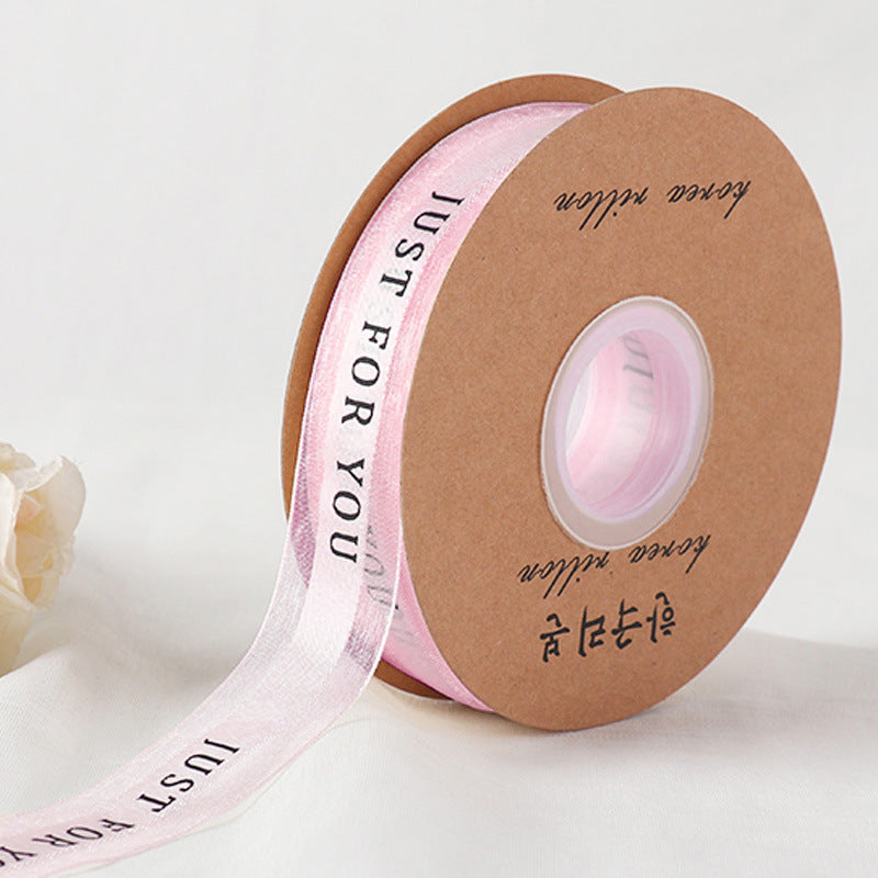 Colorful Gilded Ribbons with Endearing Phrases