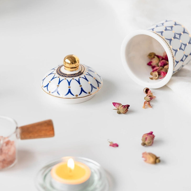 Ceramic & Glass Candle Teapot in 2 Designs