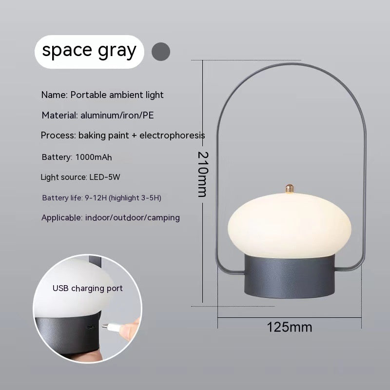 Small Domed Hurricane Lamp