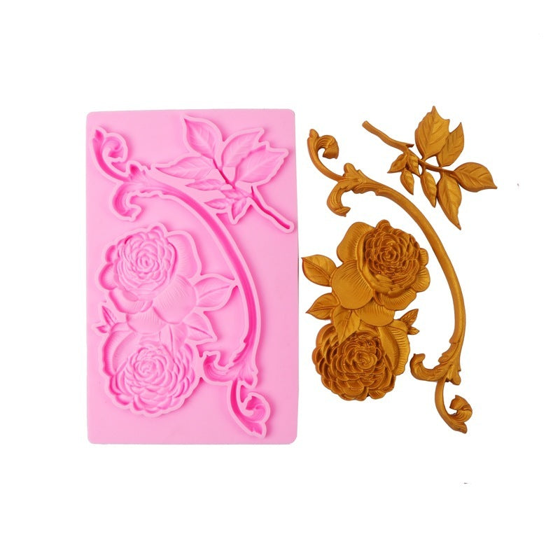 Floral Silicone Fondant Mold