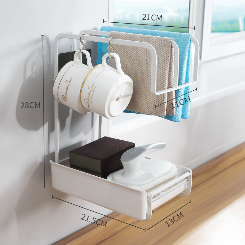 Wall Mount or Countertop Cleaning Organizer