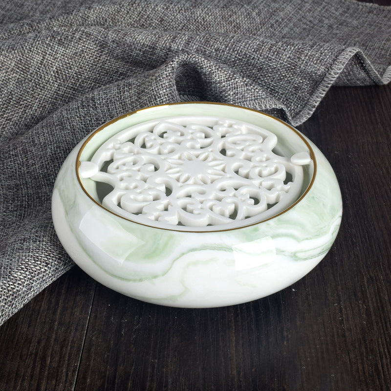 Ceramic Filigree Soap Dish