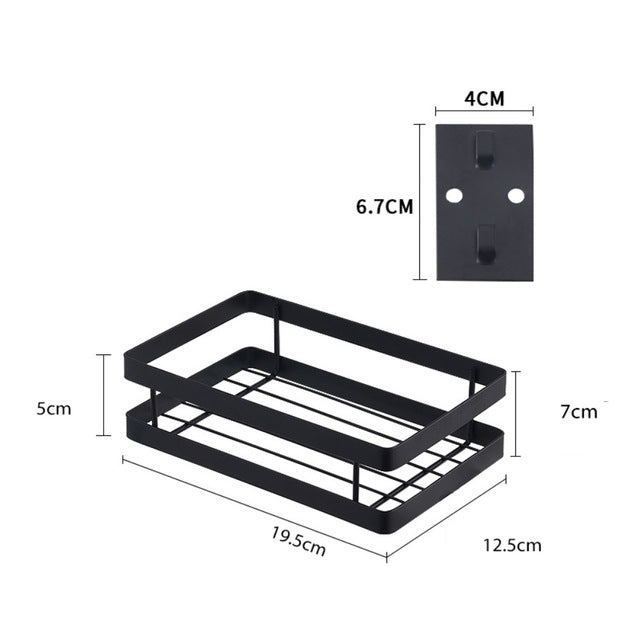 Metal Wall-Mount Spice Racks