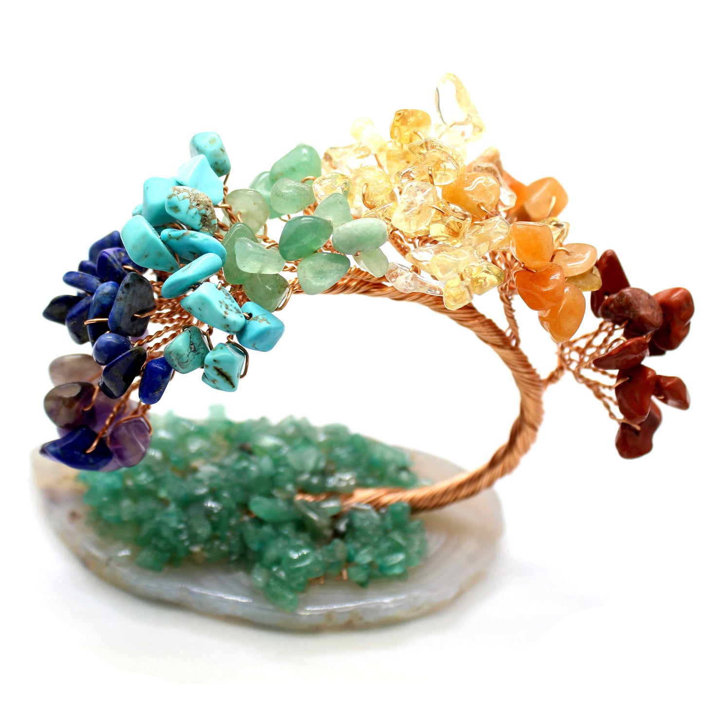 Miniature Crystal & Wire Ornamental Tree