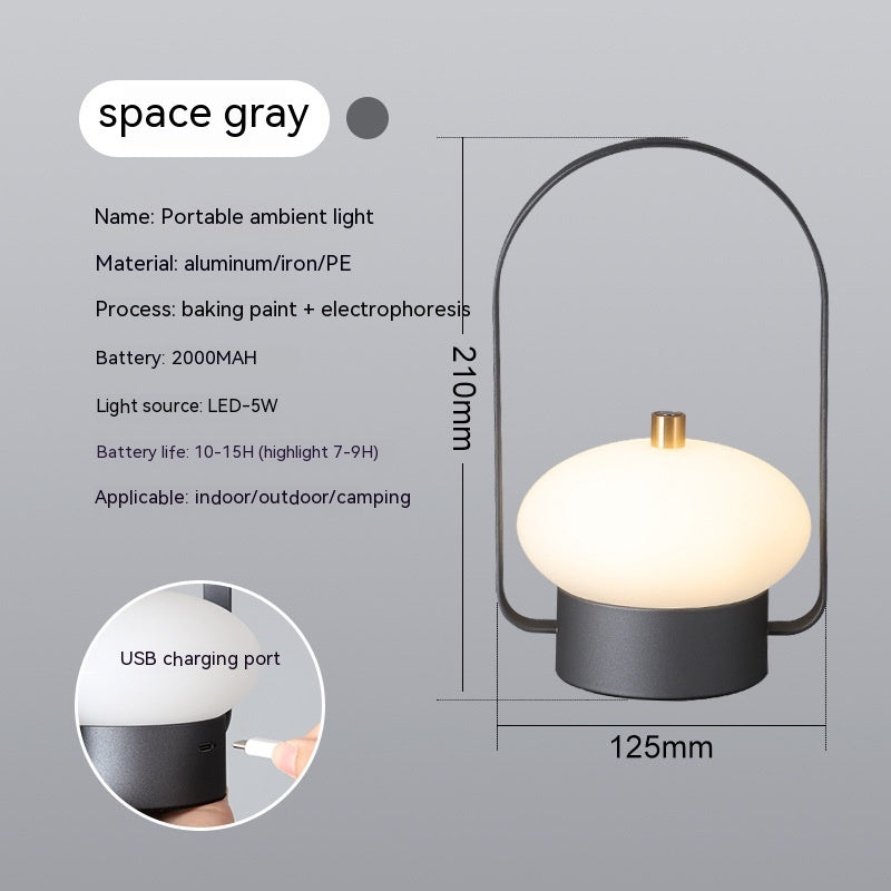 Small Domed Hurricane Lamp