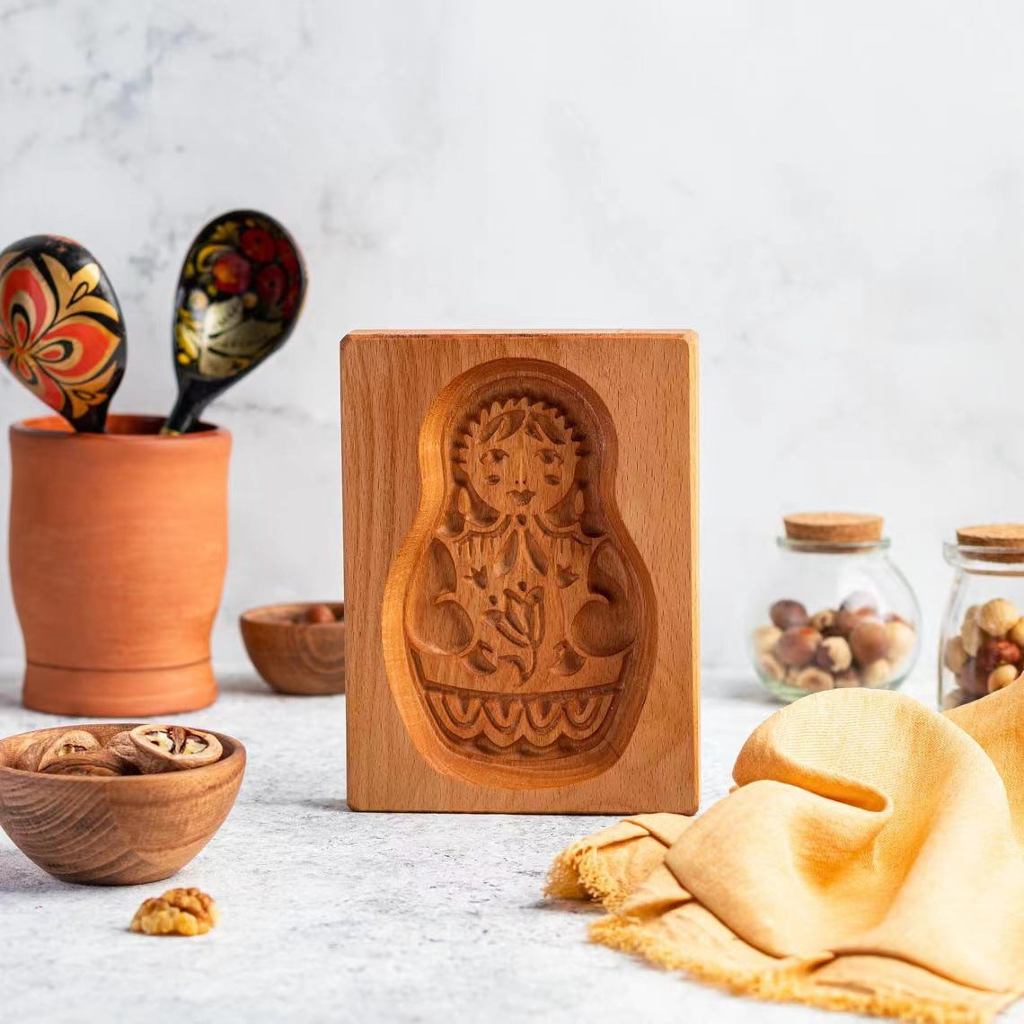 Wooden Animal, Nature, Decorative Stamp Molds