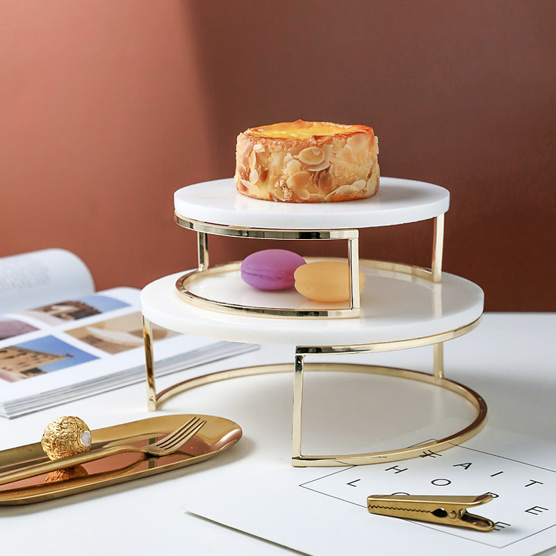 Natural Marble Dessert Stand