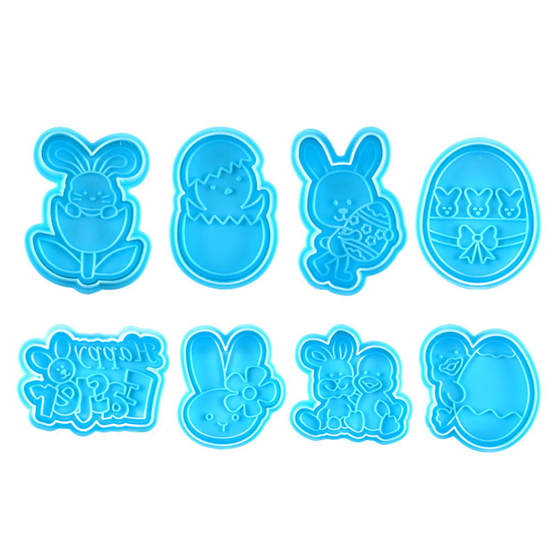 Easter Cookie Cutter-Press Set