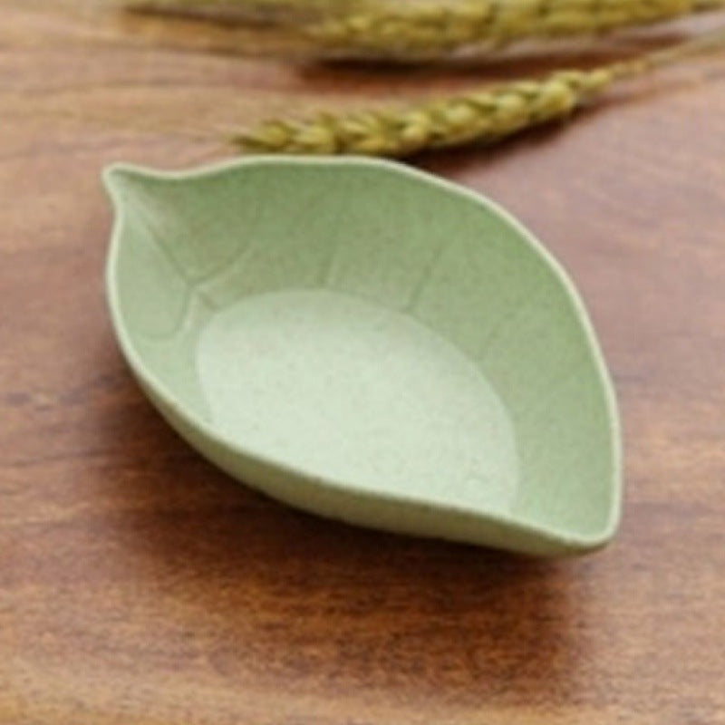 Tableware: Colorful Leaf Shaped Dish