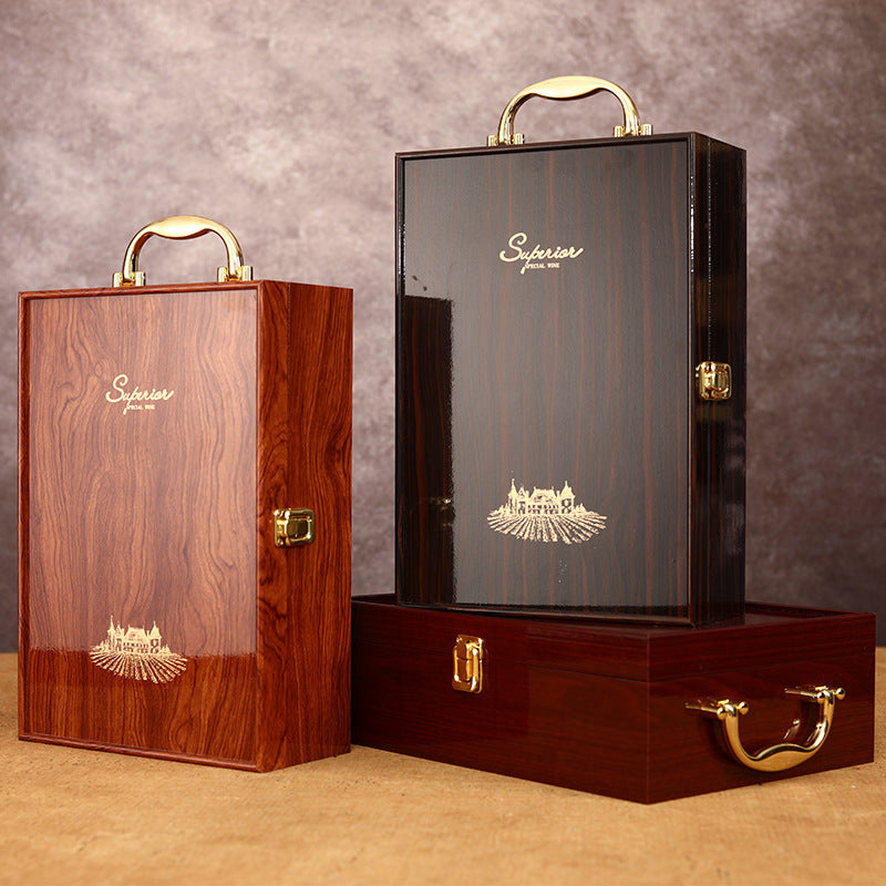 Wooden Wine Case